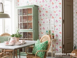Обои для кухни в стиле прованс фото