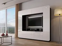 Qonaq otağındakı ağ divar fotoşəkili