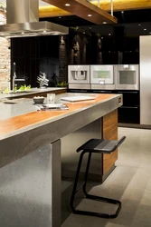 Loft countertop for kitchen photo