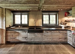 Loft countertop for kitchen photo