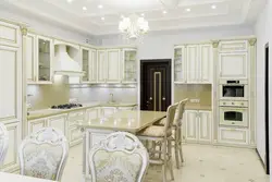 Photo of classic white and gold kitchens
