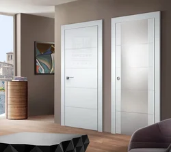 Apartment interiors photo doors with glass