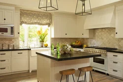 White and cream kitchens in interiors