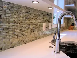 Photo mosaic for the kitchen