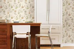 Washable Non-Woven Wallpaper For The Kitchen For A Small Kitchen Photo