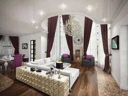 Interior In One Room 2 Bedrooms