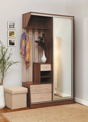 Furniture for a small hallway with a wardrobe photo