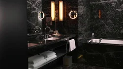 Black Marble Bath Photo