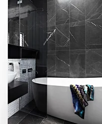 Qara mərmər hamam fotoşəkili