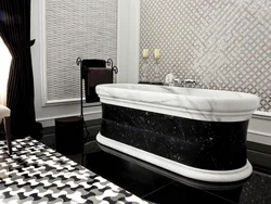 Black Marble Bath Photo