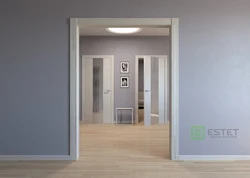 Photo of a square arch in an apartment