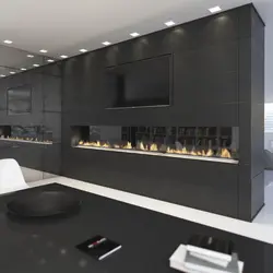 Bio-Fireplace In The Living Room Interior