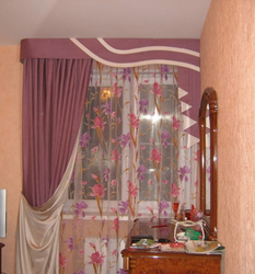 Curtain design for bedroom on one side