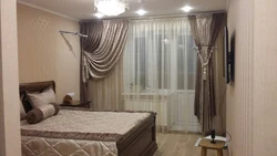 Тарҳи парда барои хоб аз як тараф