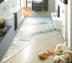 Bathroom floor design