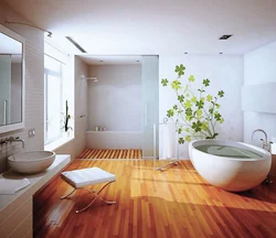 Bathroom floor design