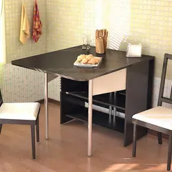 Inexpensive folding tables for a small kitchen photo