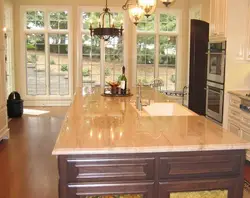 Stained glass window in the house in the kitchen photo