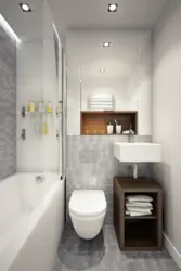 Small bathtub with installation design