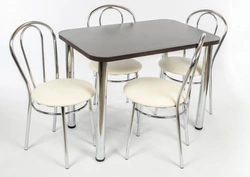 Sets of tables and chairs for the kitchen photo