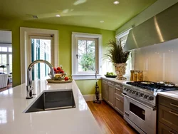 Kitchen wall and ceiling design