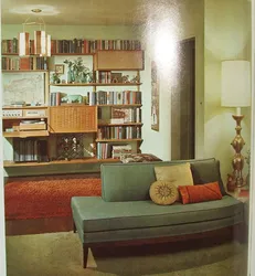 Soviet living room interior