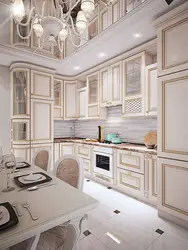 Классическая Маленькая Кухня В Светлых Тонах Фото