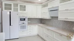 Кухня мдф белая в интерьере