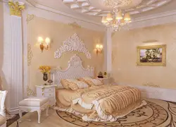 Baroque style in the bedroom interior