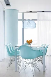 Mint Chairs In The Kitchen Interior
