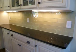 In The Kitchen Instead Of Tiles Photo