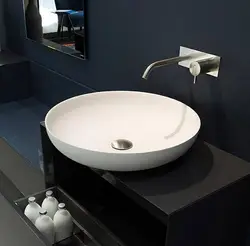 Banyoning ichki qismidagi lavabo idishi
