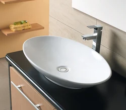 Sink bowl in the bathroom interior
