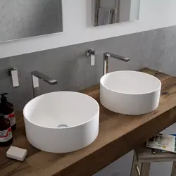Sink bowl in the bathroom interior