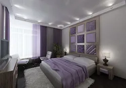 Тарҳи хоб дар рангҳои lilac