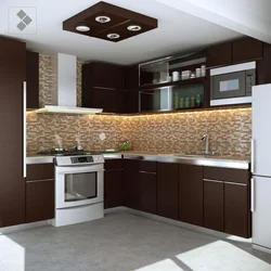 Milk chocolate kitchen design