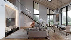Kitchen living room with second light home design