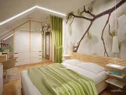 Beige Green Bedroom Photo