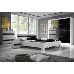 Bedroom Set In A Modern Interior
