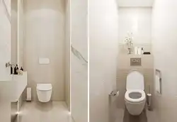 Bir paneldə küvetdən ayrı bir mənzildə kiçik bir tualetin daxili hissəsi
