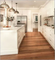 Photo of kitchen beige floor