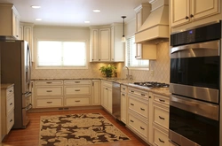 Photo of kitchen beige floor