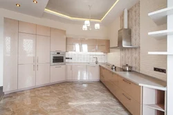 Photo of kitchen beige floor