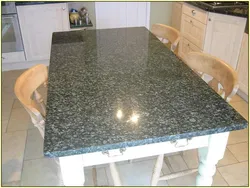 Photo of kitchen tables made of stone