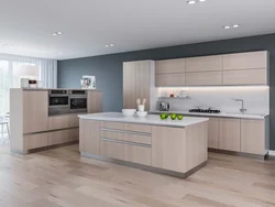 White oak kitchen design