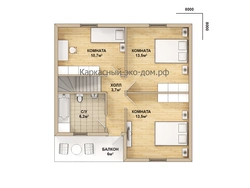 6x6 house with bathroom photo