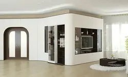 Дизайн Интерьера Гостиной С Угловым Шкафом