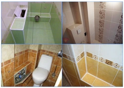 How to cover pipes in a bathroom with tiles photo