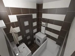 Bathroom in a nine-story building design