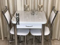 Sliding kitchen tables for a small kitchen photo